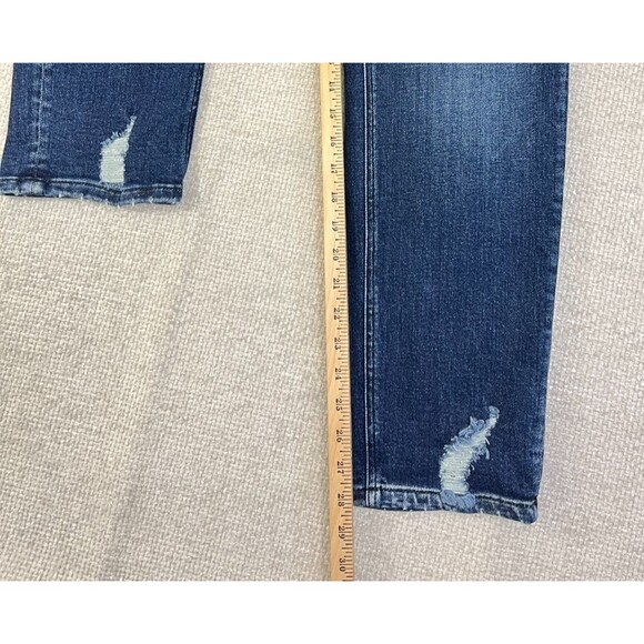 KanCan Jeans Women's 15 / 31 Juniors Slim Straight Stretch Blue Denim KC5217D - Picture 8 of 11